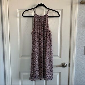 NWOT Lush Purple Print Mini Dress